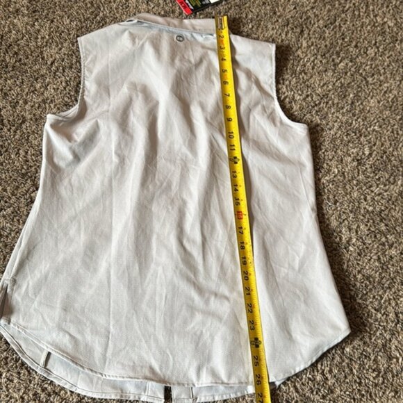 Eddie Bauer Sleeveless Tech Shirt Moisture Wicking Breathable Stretch Medium - Picture 11 of 12
